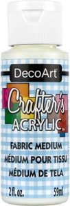 Deco Art Fabric Medium 59 ml Crafters Acrylic Dca48