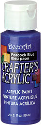 Deco Art Peacock Blue 59 ml Crafters Acrylic Dca80