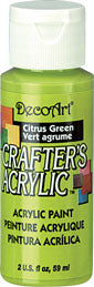 Deco Art Citrus Green 59 ml Crafters Acrylic Dca103