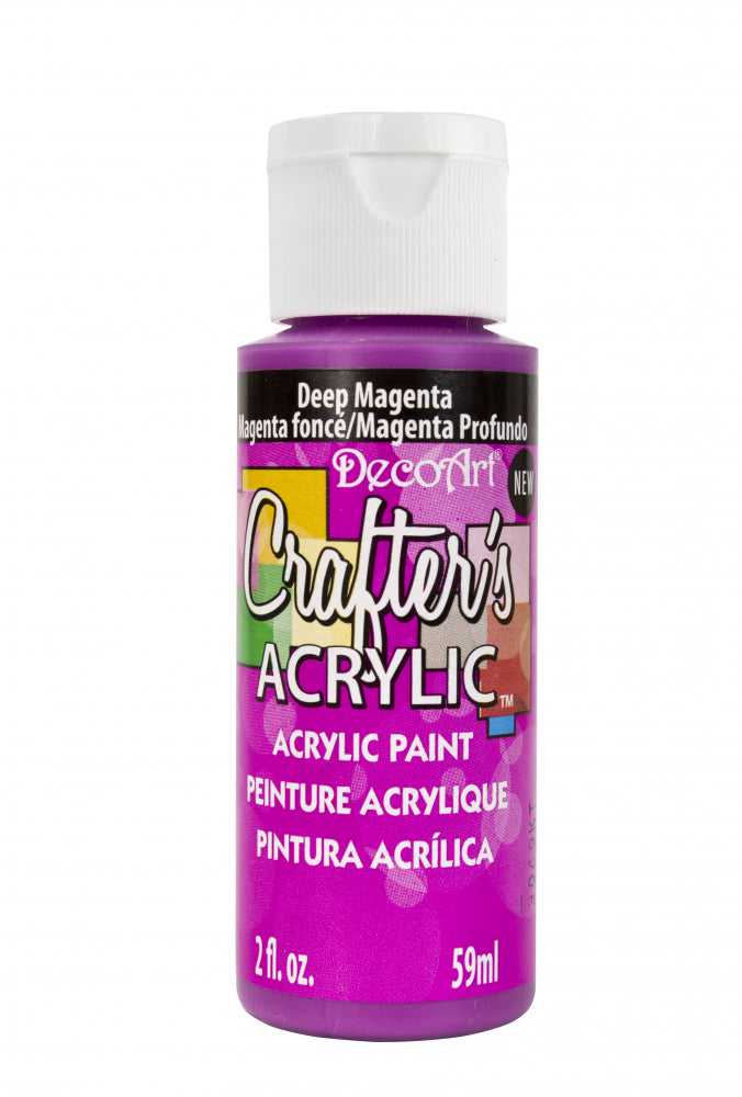 Deco Art Deep Magenta Dca135 59 ml Crafters Acrylic