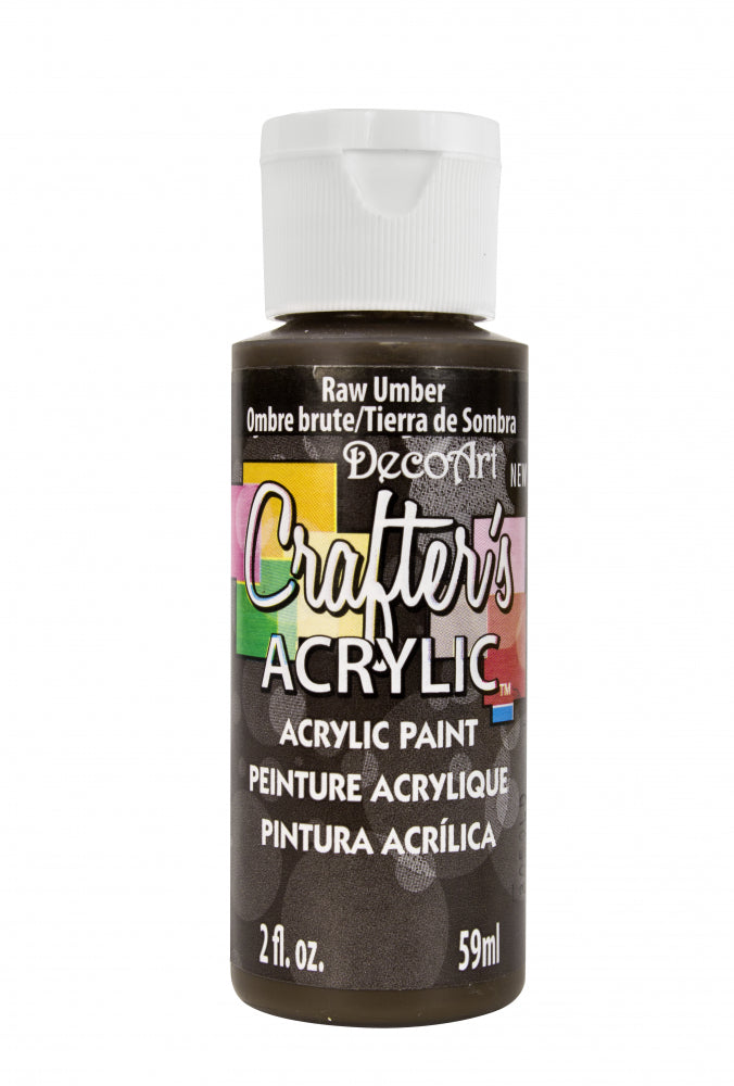 Deco Art Raw Umber Dca136 59 ml Crafters Acrylic