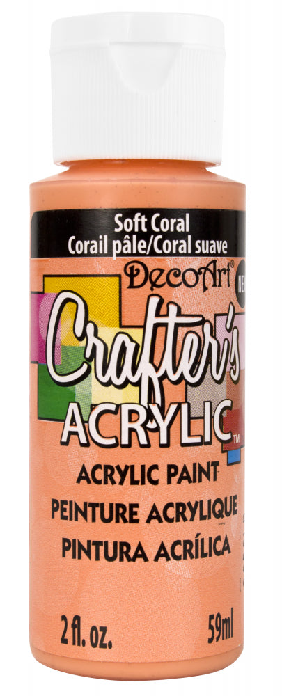 Deco Art Soft Coral 142 59 ml Crafters Acrylic