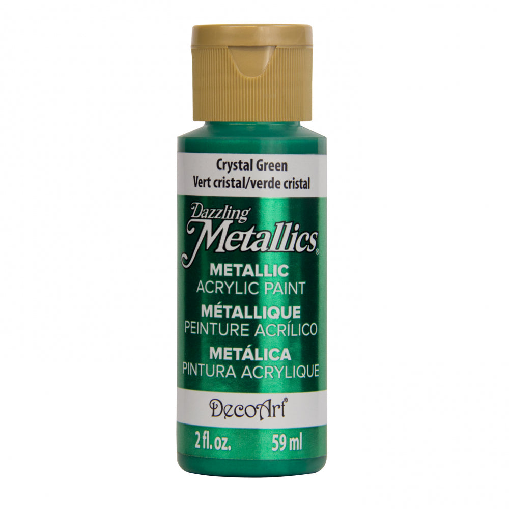 Deco Art Crystal Green 59 ml Dazzling Metallics Da076