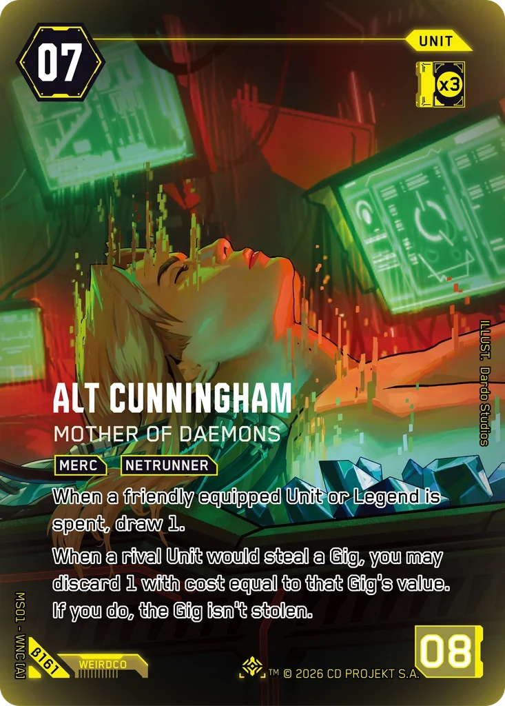 Alt Cunningham: Mother of Daemons — Welcome to Night City — Beta / β161 / Iconic Other