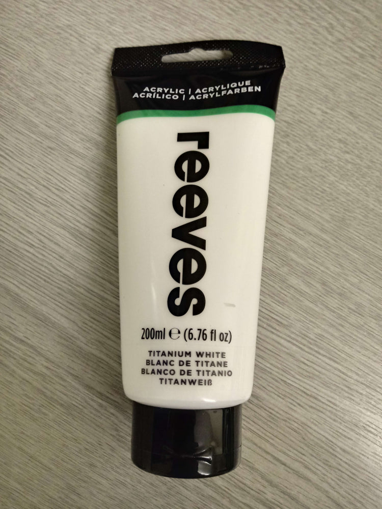 Reeves Acrylic Large 200 ml Titainium White Large 8381710