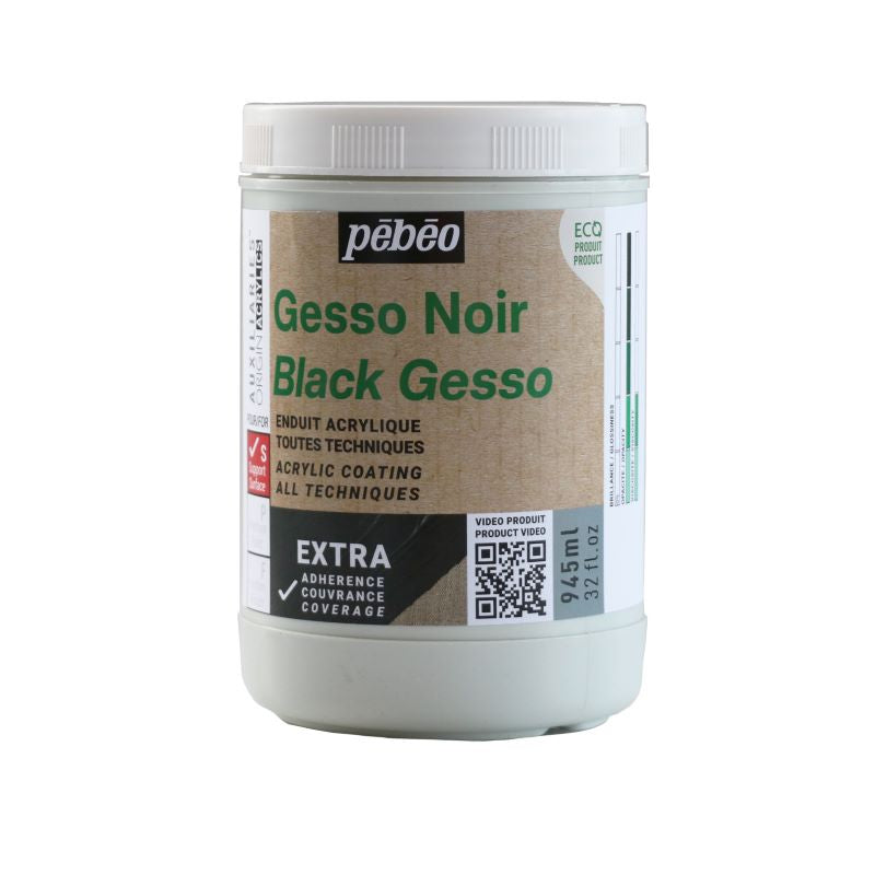 Pébéo Black Gesso Studio Green 945 ml 818626