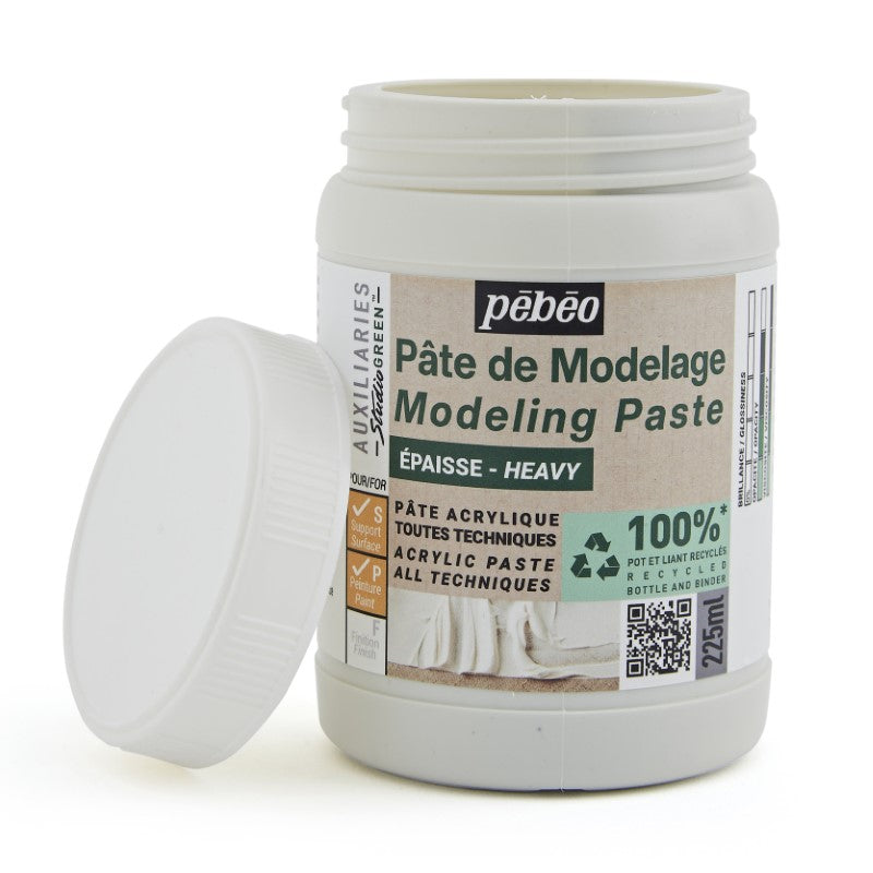 Pébéo Heavy Modeling Paste Studio Green 225 ml 818673