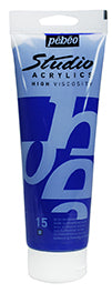 100 ml Studio Acrylic Dk Ultra Marine Blue 15 Pébéo 837015