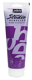 100 ml Studio Acrylic Oriental Violet 021 Pébéo 837021