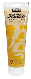 100 ml Studio Acrylic Yellow Ochre 27 Pébéo 837027