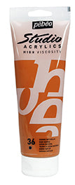 100 ml Studio Acrylic Raw Sienna 36 Pébéo 837036