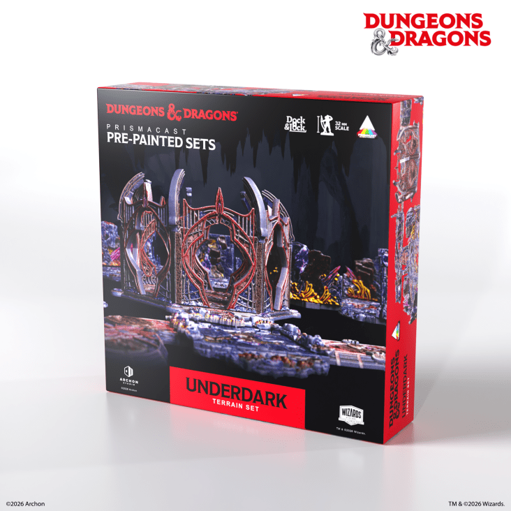 Dungeons & Dragons Underdark Pre-Painted Terrain Set