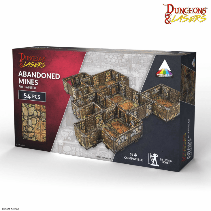 Abandoned Mines PrismaCast Pre-Painted Terrain