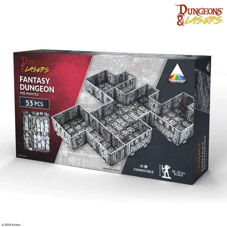 Fantasy Dungeon PrismaCast Pre-Painted Terrain