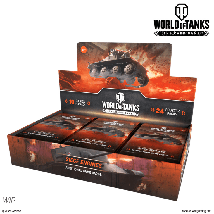 World of Tanks: The Card Game | BOOSTER DISPLAY: SIEGE ENGINES