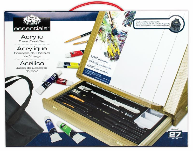 Royal & Langnickel Acrylic Travel Easel Set Rea4901