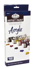 Royal & Langnickel 21 ml Acrylic Paint 12 Pk Acr21-12