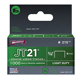 Arrow Jt21 8 mm Staples 1000 215I