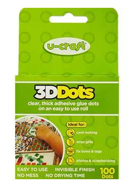 U-Craft 3D Dots Thick 10 mm Permanent 100 201064
