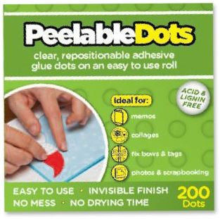 U-Craft Peelable Dots 10 mm Removable 200 201062B