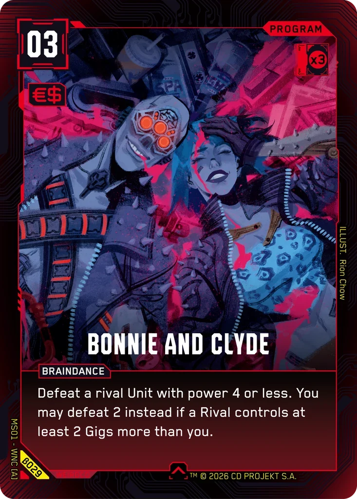 Bonnie and Clyde — Welcome to Night City — Beta / β029 / Uncommon