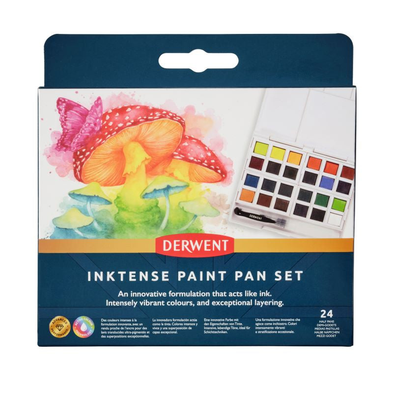 Derwent Inktense Paint Pan 24 Set 2306318