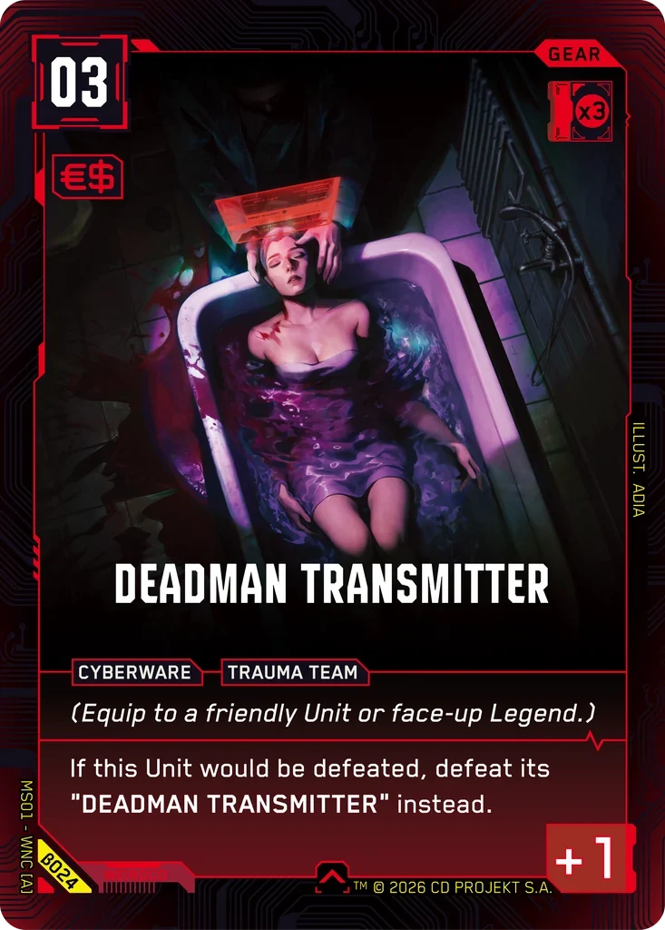 Deadman Transmitter — Welcome to Night City — Beta / β024 / Uncommon