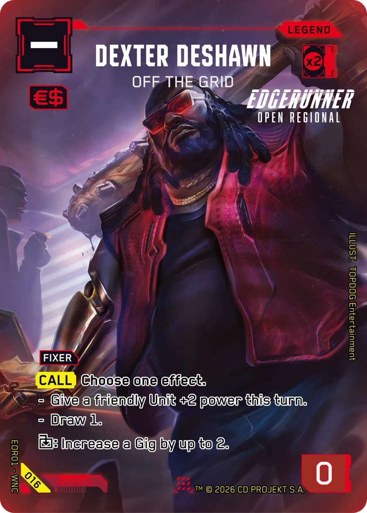Dexter DeShawn: Off the Grid — Edgerunner Open S 1 / 016 / Nova Rare