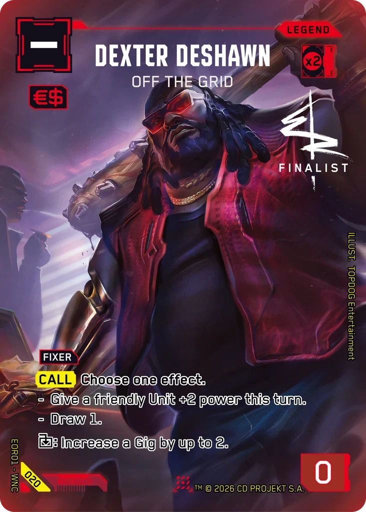 Dexter DeShawn: Off the Grid — Edgerunner Open S 1 / 020 / Nova Rare