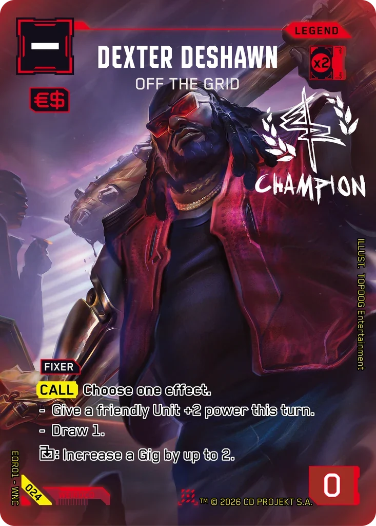 Dexter DeShawn: Off the Grid — Edgerunner Open S 1 / 024 / Nova Rare