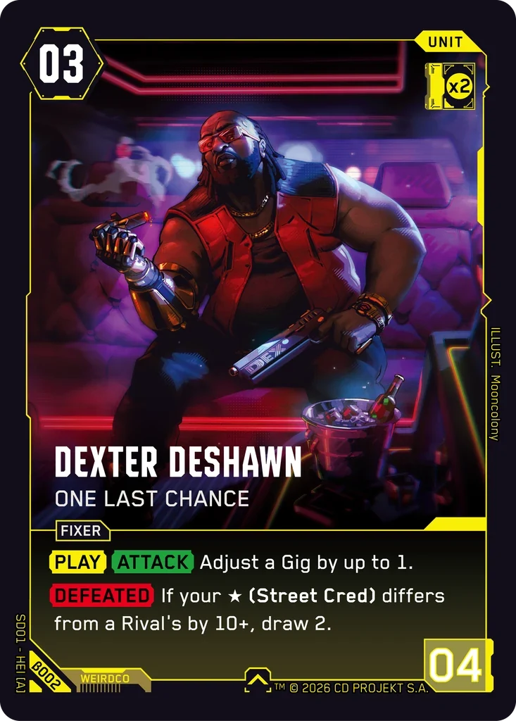 Dexter DeShawn: One Last Chance — The Heist — Beta Starter Deck / β002 / Uncommon