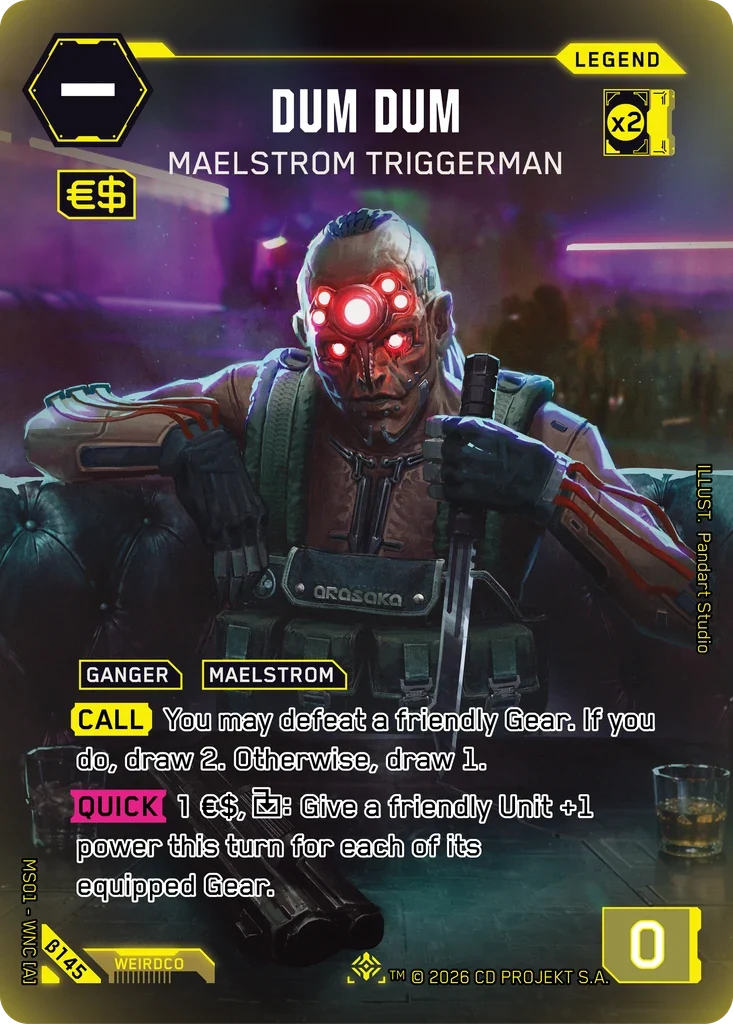 Dum Dum: Maelstrom Triggerman — Welcome to Night City — Beta / β145 / Iconic Legend
