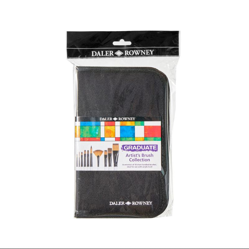 DALER-ROWNEY Graduate Brush Zip Case 10 Brushes