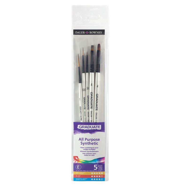 DALER-ROWNEY Graduate 5 Brush Synthetic Detail Set