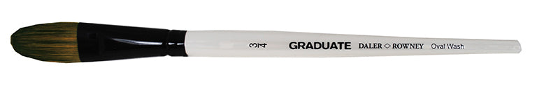 DALER-ROWNEY Graduate Brush Pony/Synthetic Oval Wash 3/4"