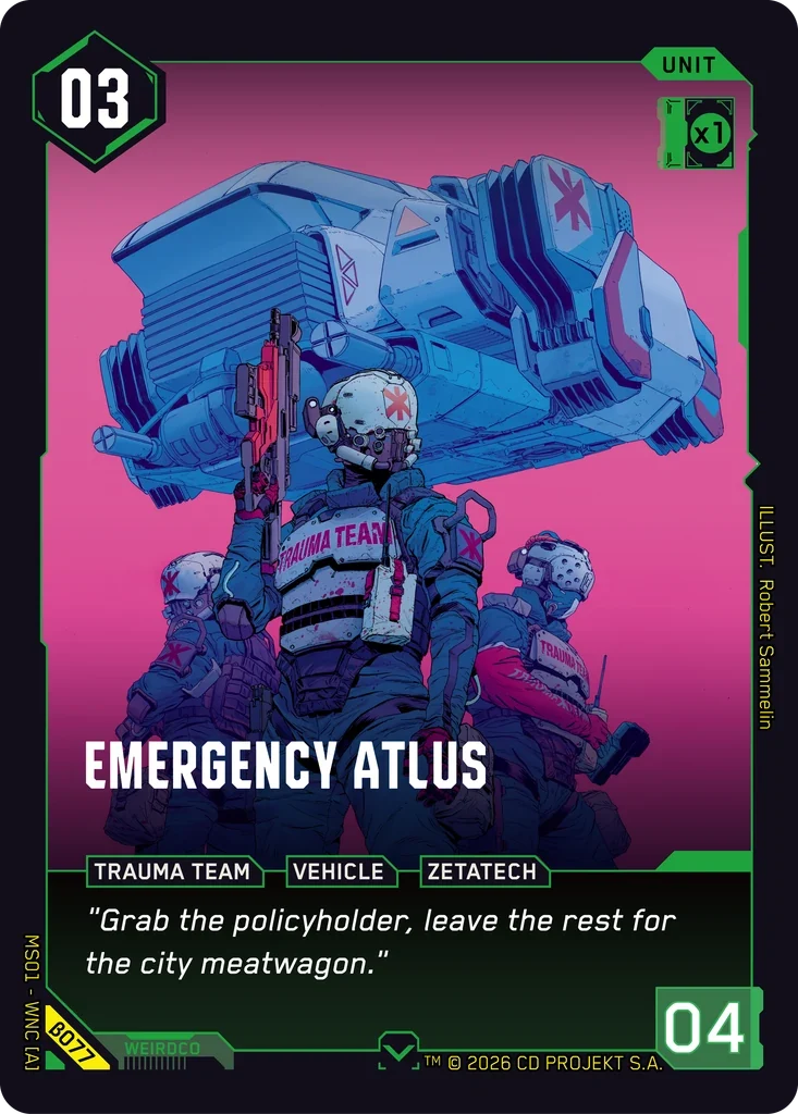 Emergency Atlus — Welcome to Night City — Beta / β077 / Common