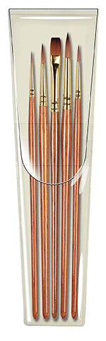 Pro Arte W2 Set Prolene Brush Wallet Round & One Stroke