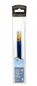Royal & Langnickel 3 Pc Camel Hair Brush Set Detail (3/0,2/0,0) Rset-9102