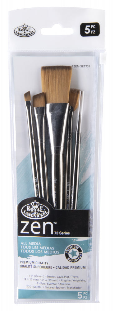 Royal & Langnickel Zen Sh 5Pc Stroke Variety Set 31 Rzen-Set731-Zp