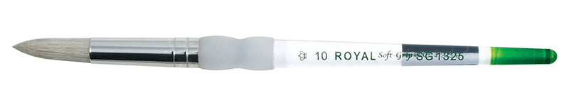 Royal Soft Grip Bristle Round -8