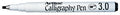 Artline Black 3 mm Calligraphy Pen Ek243