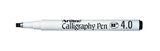 Artline Black 4 mm Calligraphy Pen Ek244