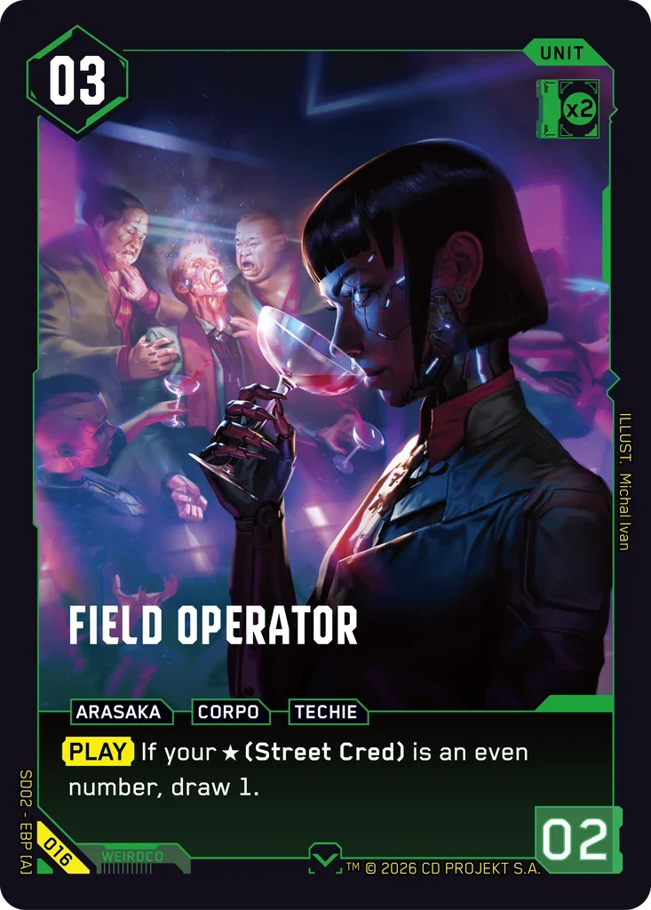 Field Operator — Embracing Power — Retail Starter Deck / 016 / Common