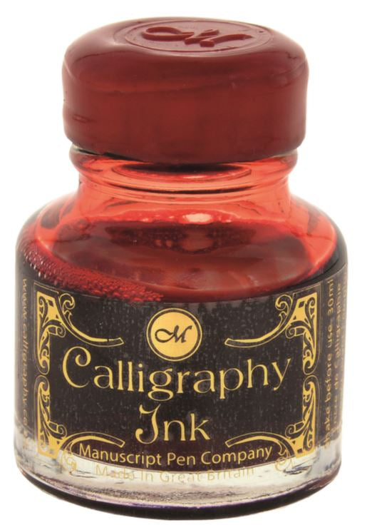 Manuscript Calligraphy Ink Ruby Red Msh420Rub