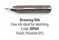Manuscript Fine Drawing Nib Polished Dp6Hpl24 Pack Of 24