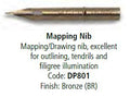 Manuscript Mapping Nib Bronze Dp801Br24 Pack Of 24