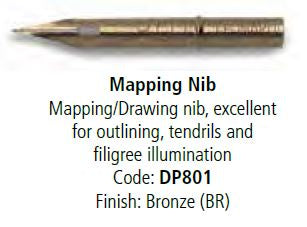 Manuscript Mapping Nib Bronze Dp801Br24 Pack Of 24