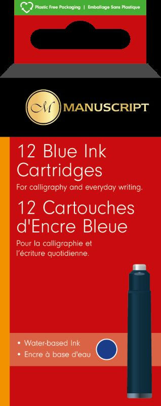 Manuscript Ink Cartridges Blue 12 Mc04611Be