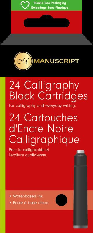 Manuscript 24 Black Ink Cartridges Mc04011Cb