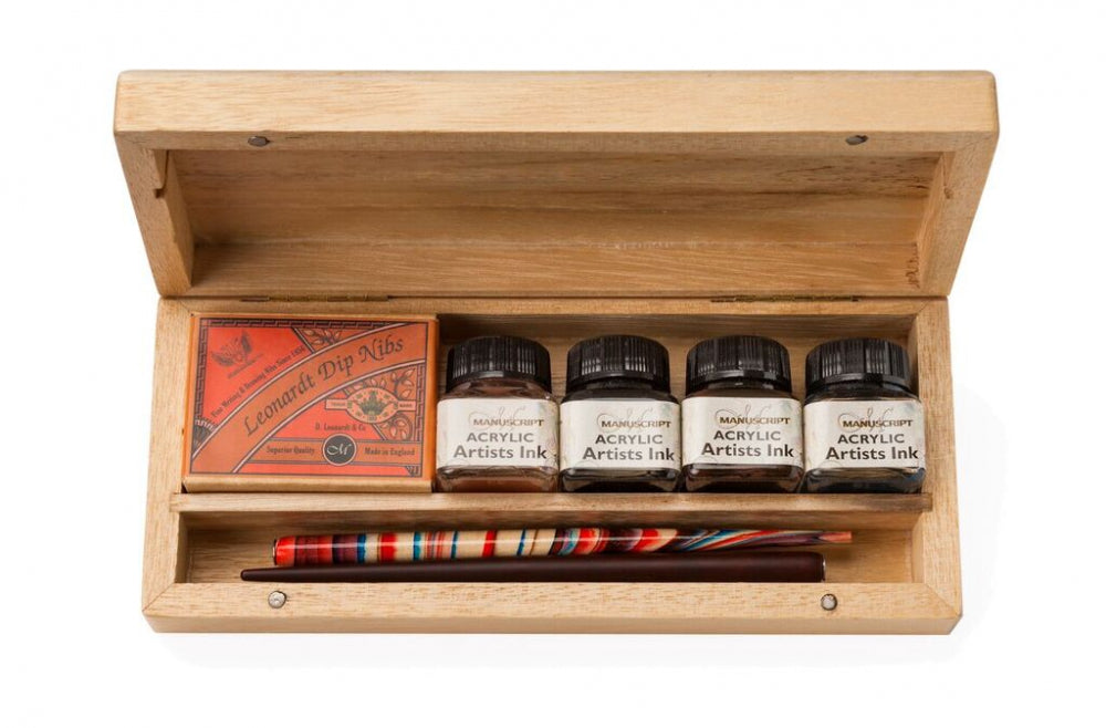 Manuscript Calligraphy Artist Dip Pen Set N4701